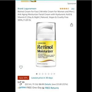 Laguna Moon retinol moisturizer
